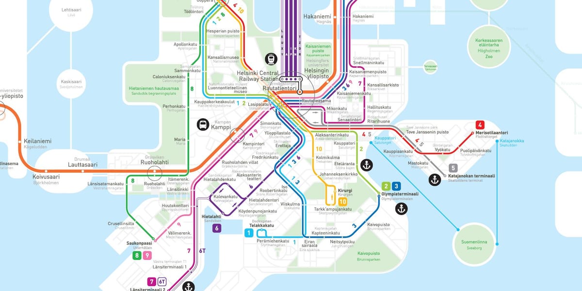 Mapa de Finlàndia metro