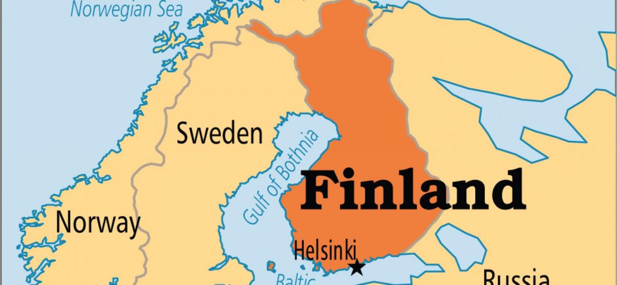 Mapa de hèlsinki a Finlàndia