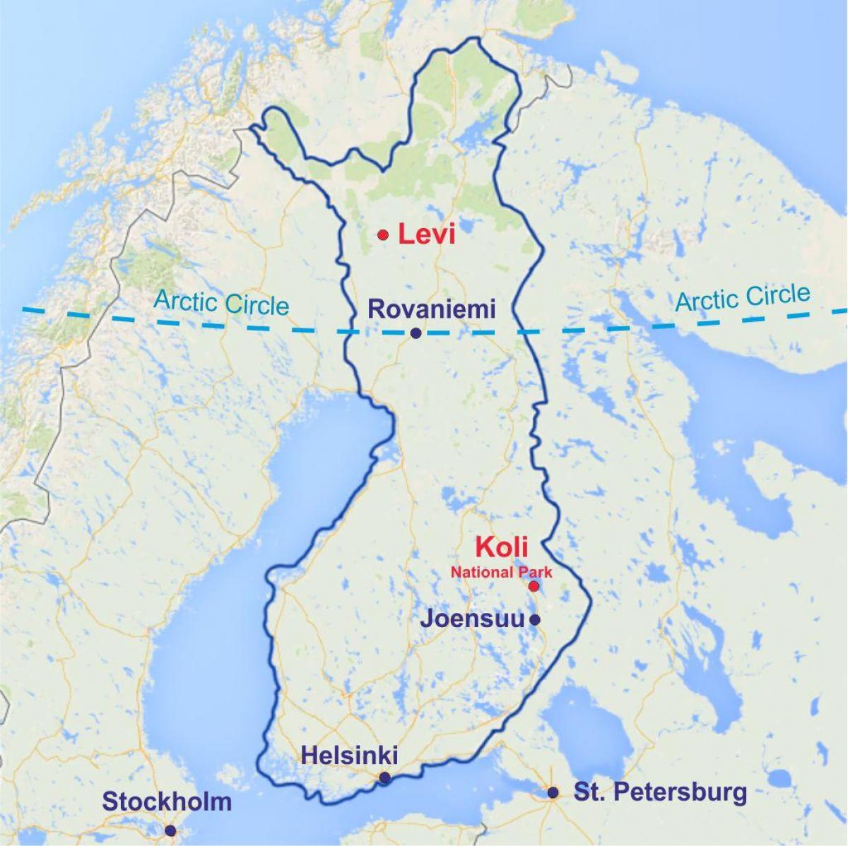rovaniemi mapa Finlàndia