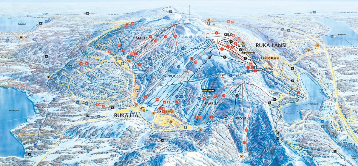 Mapa de ruka Finlàndia