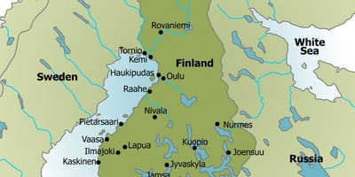 Mapa de càmping Finlàndia
