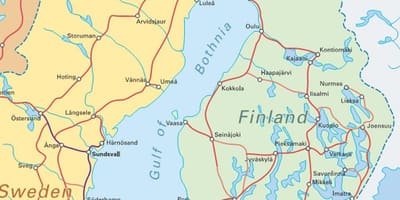 Finlàndia tren mapa