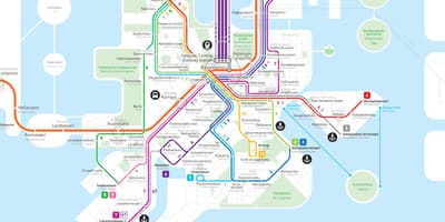Mapa de Finlàndia metro