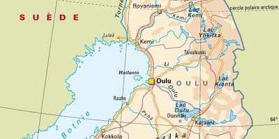 Mapa de Finlàndia parcs nacionals